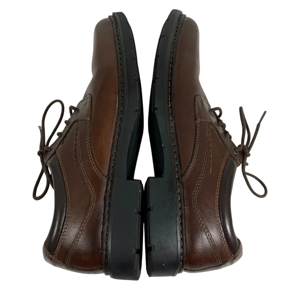 DOCKERS Shelter Warden Oxford Lace Up Plain Toe Shoes Mens Size 9M VGUC